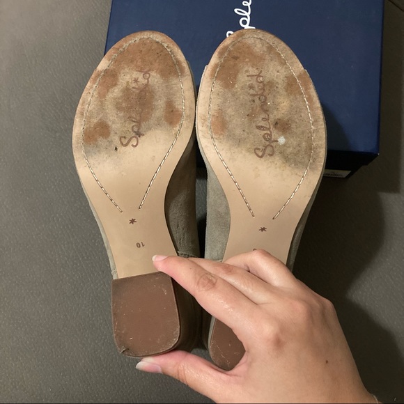 Splendid Rayna suede peep-toe ankle booties - Picture 8 of 8